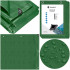 Tentas 2 x 3 m, tamsiai žalias / sidabrinis, Springos® GA2137