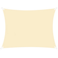 Smėlio spalvos saulės pavėsio burė 3 x 2 m SN0060