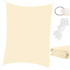 Smėlio spalvos saulės pavėsio burė 3 x 2 m SN0060