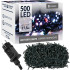 Kalėdinė LED girlianda „Springos CL4088“, 500 lempučių, 27,5 m, mėlyna