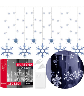 Kalėdinė girlianda Springos CL4138, 150 led, šaltai balta