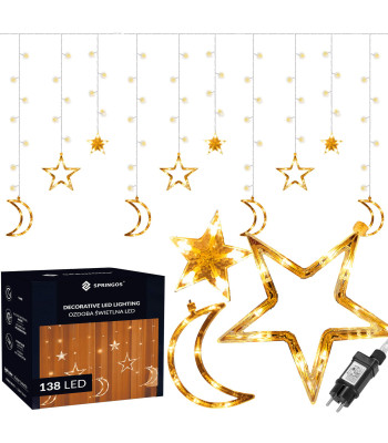Kalėdinės LED lemputės „Springos“ CL4136, 138 LED