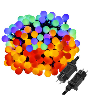 Kalėdinė LED girlianda „Springos“ CL4051, 200 įvairiaspalvių rutuliukų, 16 m