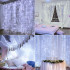 Springos CL0098 dekoratyvinė 400 LED varveklių girlianda, šaltai balta