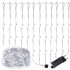 Springos CL0098 dekoratyvinė 400 LED varveklių girlianda, šaltai balta