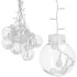 Kalėdinė LED lempučių užuolaida su burbulais „Springos CL4045“, 108 LED