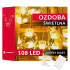 Kalėdinė LED lempučių užuolaida su burbulais „Springos CL4045“, 108 LED