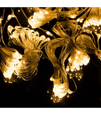 Dekoratyvinė šviesos užuolaida „Springos CL0097“ su 400 led lempučių