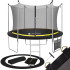 Springos TP0016 sodo batutas su vidiniu tinklu, 180 cm