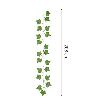 Dirbtinė dekoratyvinė gebenė, žalia, 6 vnt., 208 cm, Springos HA7438