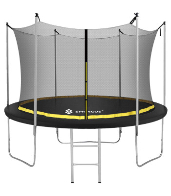 Sodo batutas su vidiniu apsauginiu tinklu Springos TP0006 305 cm 10ft