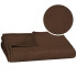 Lova užtiesalas Springos HA7208, antklodė 200x220 cm, sofa užklotas, ruda
