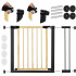 Laiptų apsauginiai varteliai Springos SG0012B 75-96 cm
