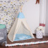 Tipi palapinė, mėlyna su debesėliais Springos TIP05