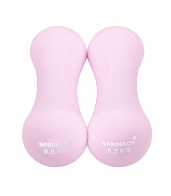 Neopreniniai hanteliai Springos, FA1037, 2 x 0.5kg