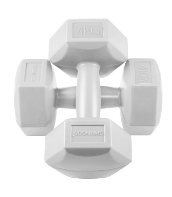 Hex hantelės, Springos FA1035, 2 x 4 kg