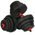 Hantelių komplektas Springos, FA1670A+FA1670B, 2x20kg
