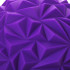 Masažinis kamuoliukas, violetinis, Springos FA0046, 9 cm, 16 cm