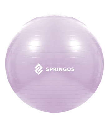 Mankštos kamuolys, purpurinis, Springos FB0011, 65 cm