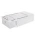 Batų dėžė su stalčiumi Springos HA3001, 34x22,5x13 cm, baltas organizatorius