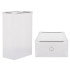 Batų dėžė su stalčiumi Springos HA3001, 34x22,5x13 cm, baltas organizatorius