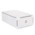 Batų dėžė su stalčiumi Springos HA3001, 34x22,5x13 cm, baltas organizatorius