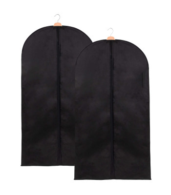 Drabužių užvalkalas, juodas, Springos HA3074, 130 cm