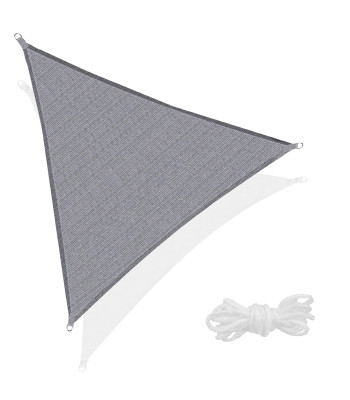 Saulės burė, šviesiai pilka, Springos SN1057, 3 x 3 x 3 m