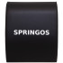 Kilimėlis pilvo presui Springos, juodas, 30 × 38 × 7 cm, FA0001