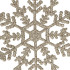 Kalėdinės snaigių dekoracijos, 3 vnt., Springos CA0754, 12 cm
