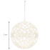 Kalėdinė dekoracija, kreminė, su perlamutriniu blizgesiu, Springos CA0773, 9 cm