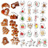 Kalėdinių sausainių formelių rinkinys, Springos KI0118, 24 vnt.