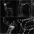 Kalėdinė dekoracija, elnias, 288 LED, Springos CL1227