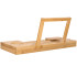 Bambusinis vonios padėklas Springos HA1023, 50–93 × 19 × 4,5 cm