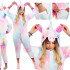 Moteriška kigurumi pižama – vienaragis, Springos HA5079, S