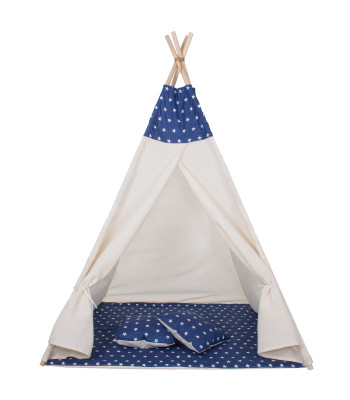 Tipi palapinė, tamsiai mėlyna su žvaigždėmis, Springos TIP08