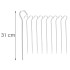 Palapinės kuoliukai Springos PT023, 10 vnt., 31 cm, Ø 4 mm, 35 mm