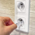 Apsaugos elektros lizdams, balti, Springos HA5136, 12 vnt.