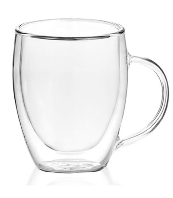 Dvisienis stiklinis puodelis Springos HA7349, 300 ml