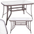 Sodo stalas, rudas, Springos GF0076, 120 x 70 cm