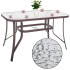 Sodo stalas, rudas, Springos GF0076, 120 x 70 cm