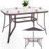 Sodo stalas, rudas, Springos GF0076, 120 x 70 cm
