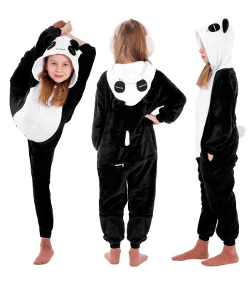 Kigurumi pižama mergaitėms „Panda“, Springos HA5069, 125–140 cm