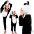Kigurumi pižama mergaitėms „Panda“, Springos HA5069, 125–140 cm