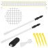 Badmintono tinklas, Springos KG0010, 300 × 155 cm