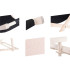 Sulankstoma medinė sodo poilsio kėdė, juoda, Springos DC0001 BL