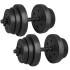 Hantelių komplektas Springos FA1043, 2 x 10 kg