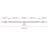Fitneso svorio štanga – Springos FA1049, 120 cm, 25 mm