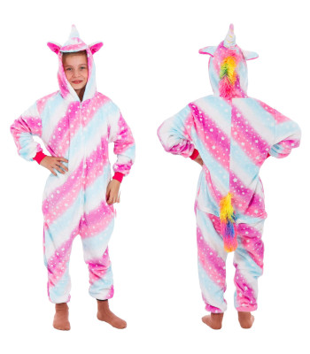 Kigurumi pižama mergaitėms – vienaragis, Springos HA5070, 110 - 120 cm