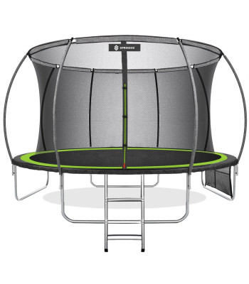Sodo batutas su vidiniu apsauginiu tinklu Springos TP0020 12 ft (365–374 cm)